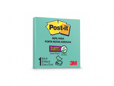 REFIL POST-IT SUPT.76X76MM SPLASH AQ.90F