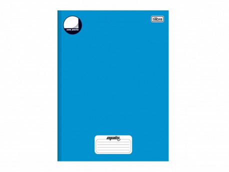 CADERNO BROCHURAO S/P.96F.AZUL D+