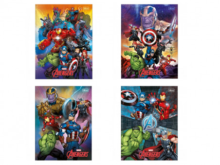 CADERNO BROCHURAO 80F.AVENGERS CD.