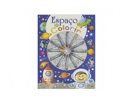 LIVRO COL.CORES EM ACAO ESPACO+12 G.CERA