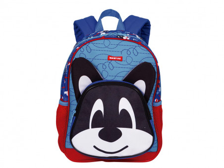 MOCHILA KIDS CACHORRO COLORIDO 36CM.1D.