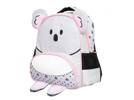 MOCHILA INFANTIL KOALA CINZA 32CM.1D.