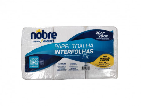 PAPEL TOALHA BR.100%CEL 20X20 FIT 5X1000