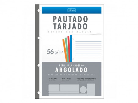 CADERNO FICHARIO  96F.TARJ.PAUTA AZUL