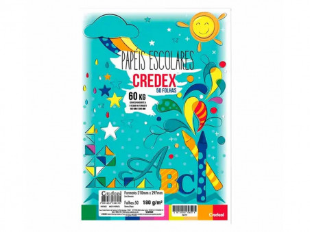 PAPEL A3 BRANCO CREDEX 180G.60G.C/50