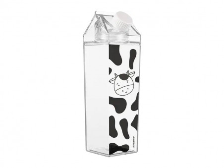 GARRAFA PLAST.CX DE LEITE MILK 450ML.TR.