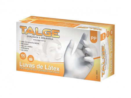 LUVAS LATEX    PP C/PO C/100