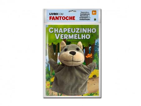 LIVRO HIST.C/FANTOCHE CHAPEUZINHO VERM.