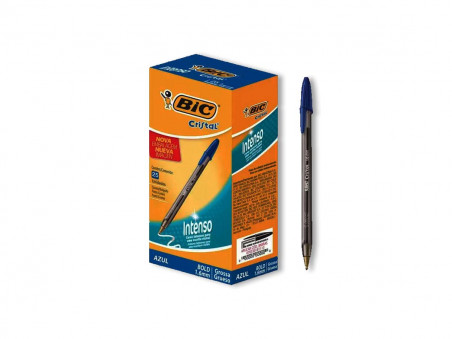 CANETA ESF.BIC BOLD AZUL 1.6 C/25