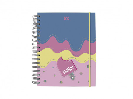 CADERNO INTELIG. 80F.MINI HELLO