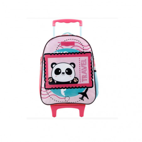 MOCHILA CAR.PANDA 38CM.RS.1D.