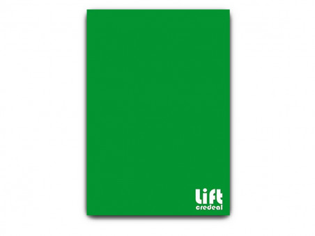 CADERNO BROCHURA 96F.LIFT VERDE CD.