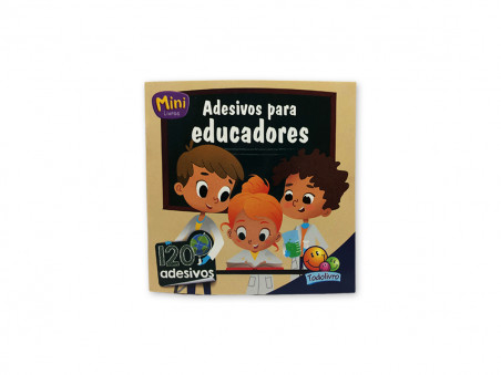 LIVRO ADESIVO EDUCADORES C/120