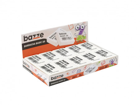 BORRACHA MACIA BRANCA N.20 BAZZE C/20