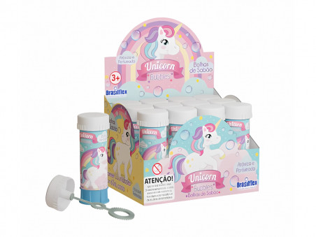 LANCA BOLHA DE SABAO 60ML UNICORNIO