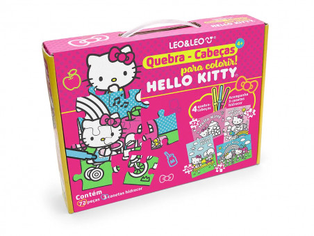 QUEBRA CABECA HELLO KIT 4 EM 1 P/COLORIR