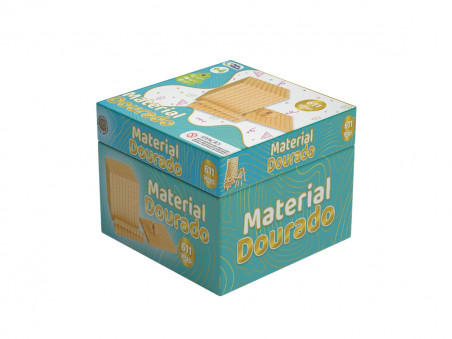 MATERIAL DOURADO 611 PECAS MADEIRA