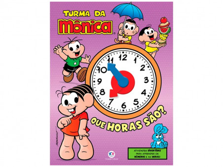 LIVRO EDU.QUE HORAS SAO TURMA DA MONICA